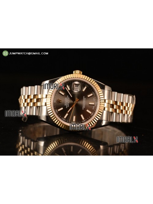 DateJust 41 126303 Best Edition YG Wrapped Grey Di...