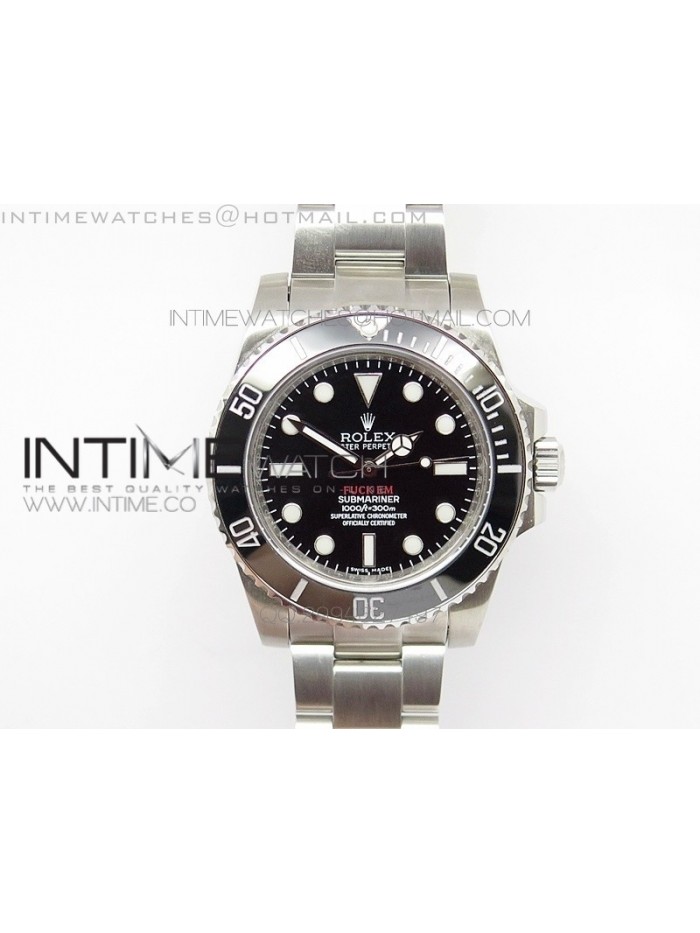 No Date Submariner 114060 FXXK EM Special Edition BP A2836