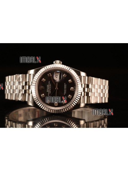 Rolex Datejust 37mm Swiss ETA 2836 Automatic Steel...