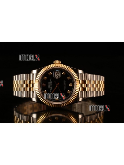 Rolex Datejust 37mm Swiss ETA 2836 Automatic Two T...