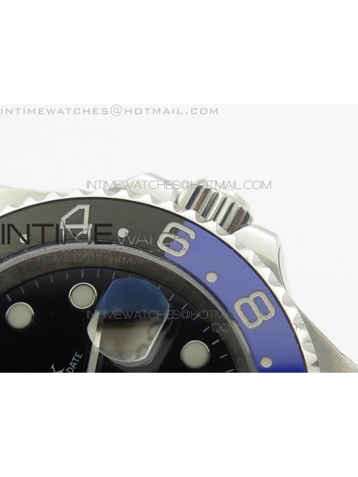 GMT-Master II 116710BLNR JF V2 Black/Blue Ceramic Bezel on SS Bracelet A2836