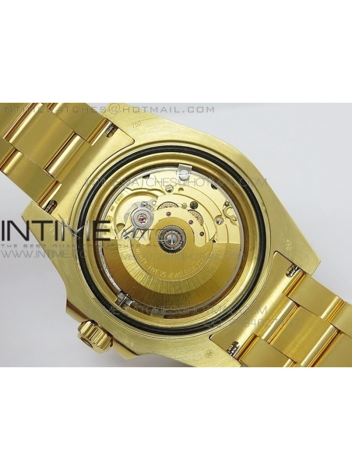 GMT-Master II 116718 LN BP Best YG Wrapped Gold Bezel Black Dial on YG Wrapped Bracelet