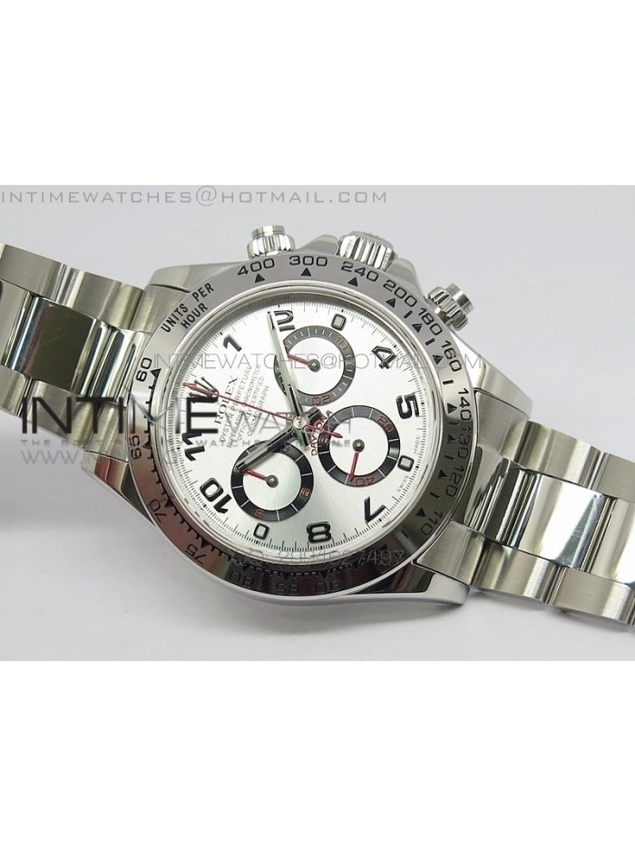 Daytona 116509 JF 1:1 Best Edition Silver Dial on SS Bracelet A7750