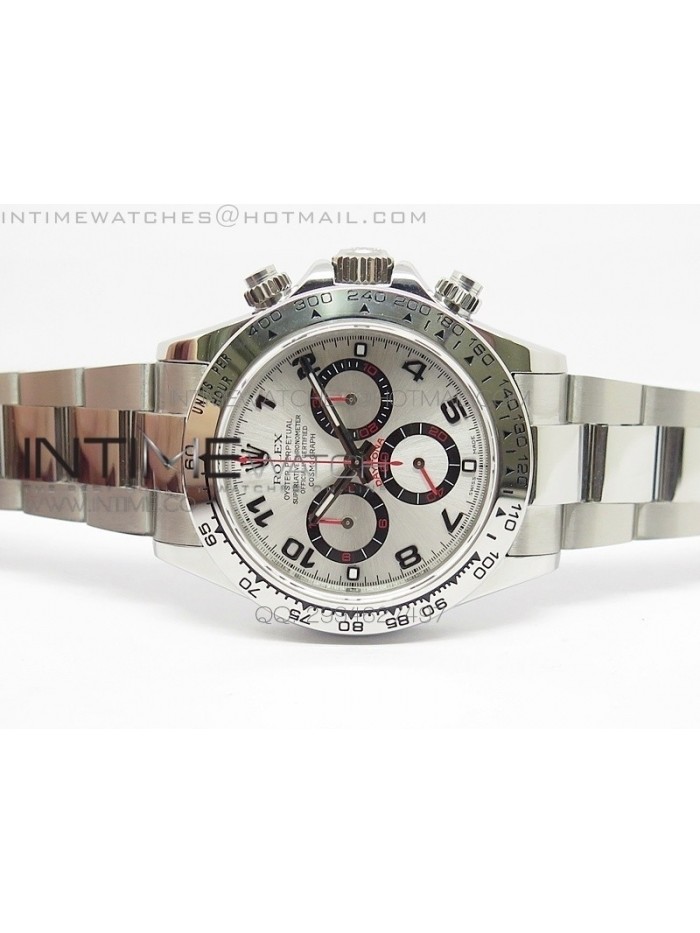 Daytona 116509 JF 1:1 Best Edition Silver Dial on SS Bracelet A7750