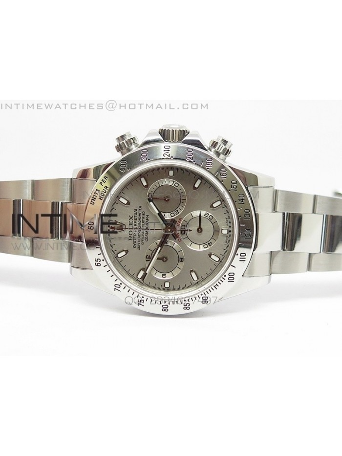 Daytona 116520 JF 1:1 Best Edition Silver Dial on SS Bracelet A7750