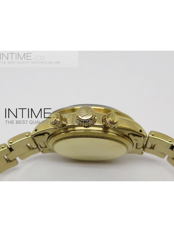 Daytona 6265 YG/YG Metallic Gold Dial on Bracelet Venus 75