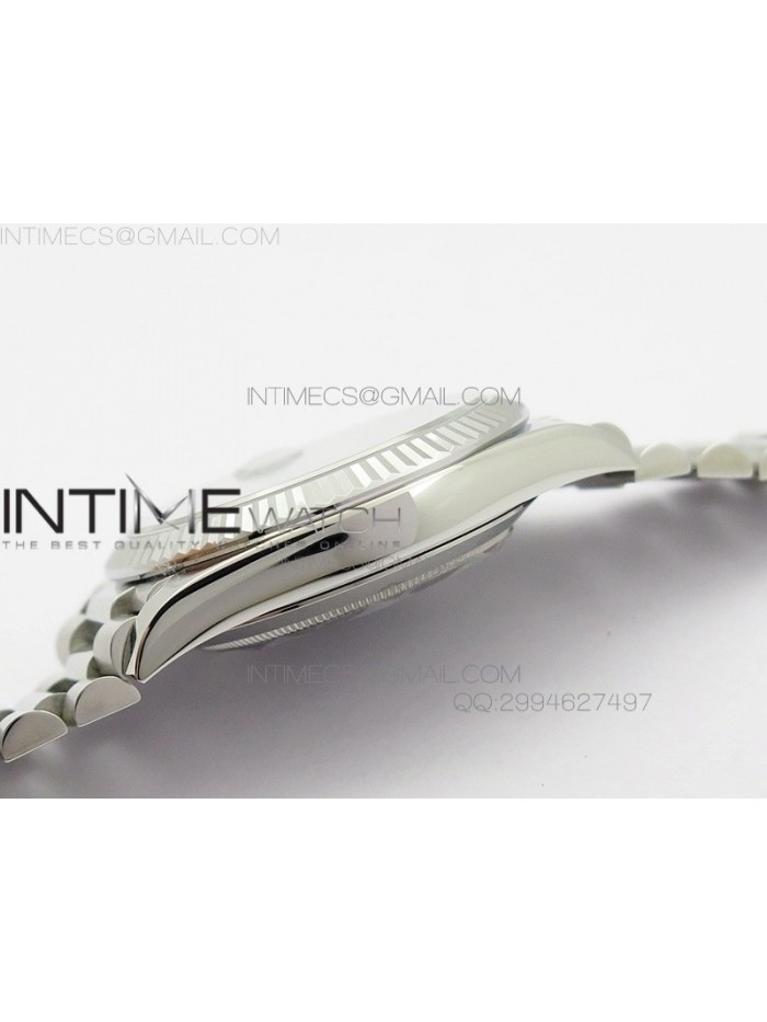 Day-Date 40 228235 Noob 1:1 Best Edition White Dial on SS President Bracelet A3255