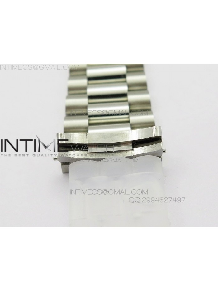 Day-Date 40 228235 Noob 1:1 Best Edition Quadrant Textured Silver Dial on SS President Bracelet A3255