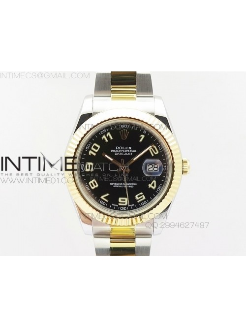 DateJustII 116333 SS/YG 41mm EW Best Edition Black...