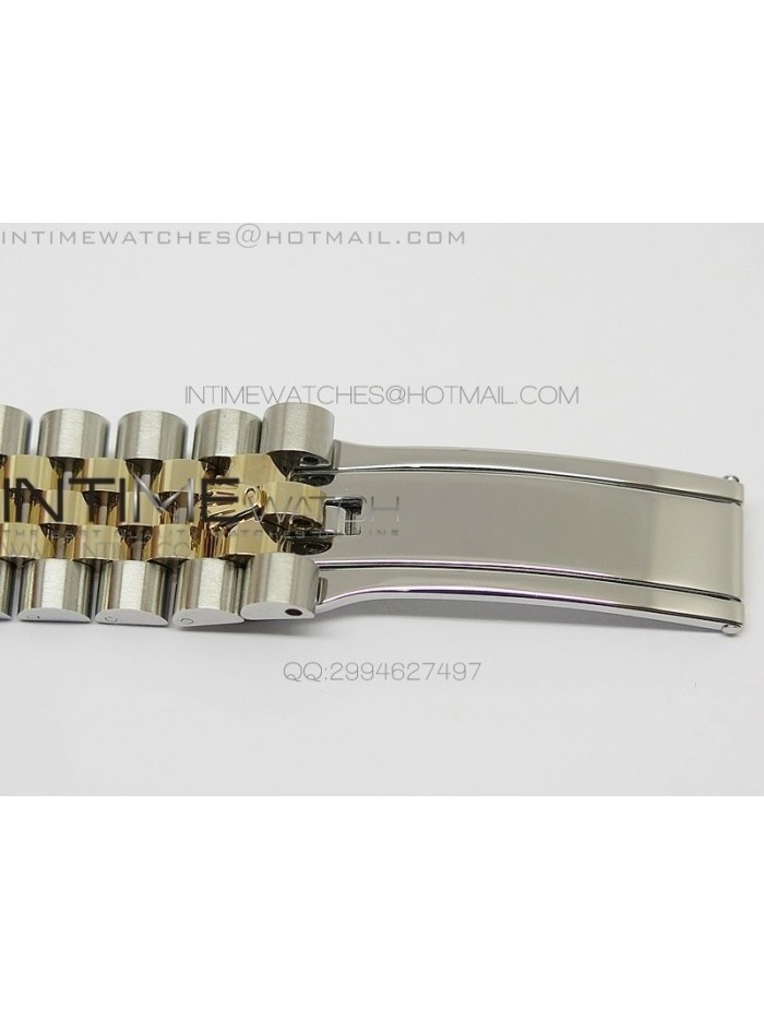 DayDate II 41mm MK Best Edition SS/YG Wrapped White Textured Dial Diamond Marker On SS Bracelet