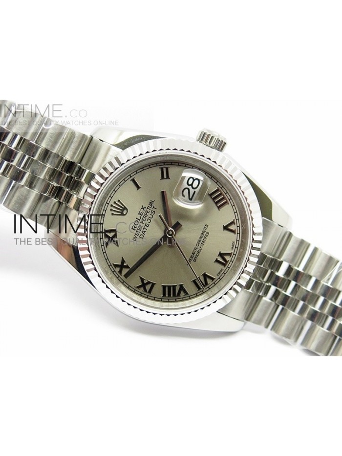 DateJust 116234 SS Pink Dial Roman Markers on SS Bracelet SA3135