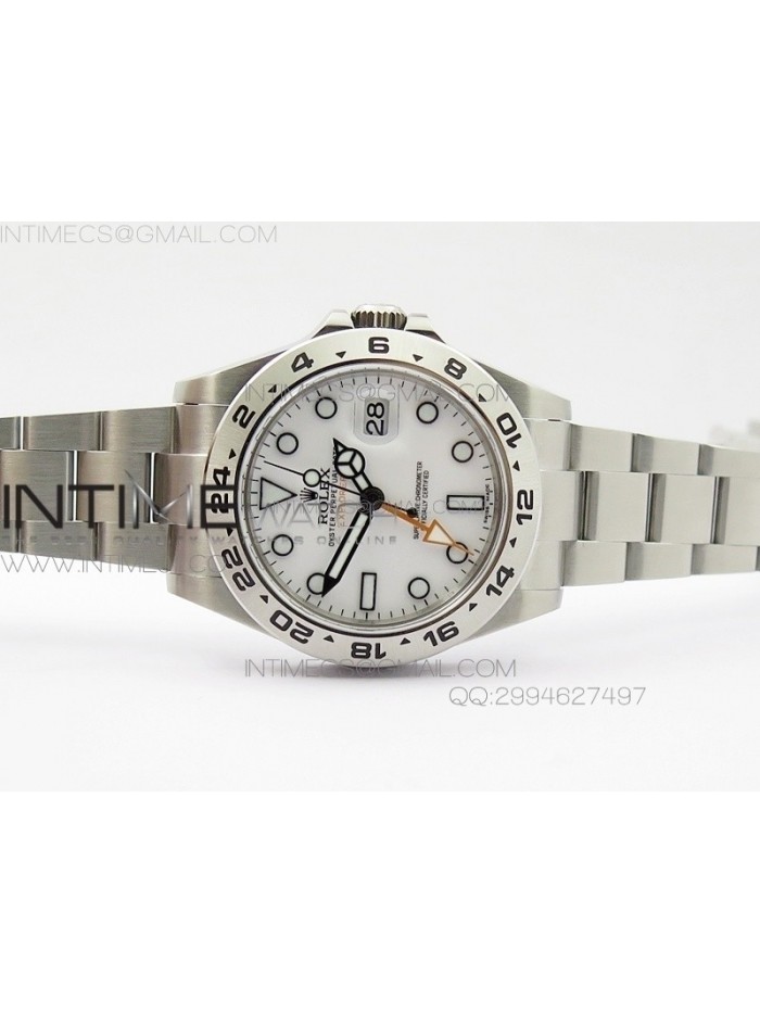 Explorer II 42mm 216570 1:1 Noob Best Edition White Dial A3187 (Correct Hand Stack)