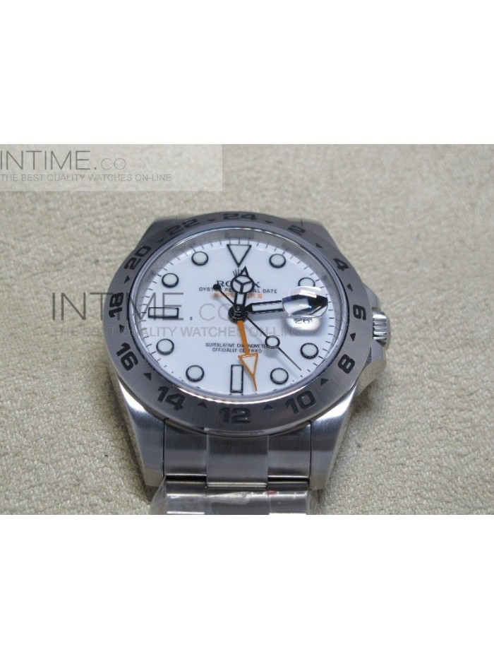 Explorer II 42mm 216570  Noob Best Edition White Dial A2836