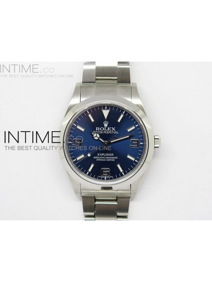 EXPLORER I 214270 39mm 1:1 Best Edition on SS Bracelet Blue Dial SA3132 V2