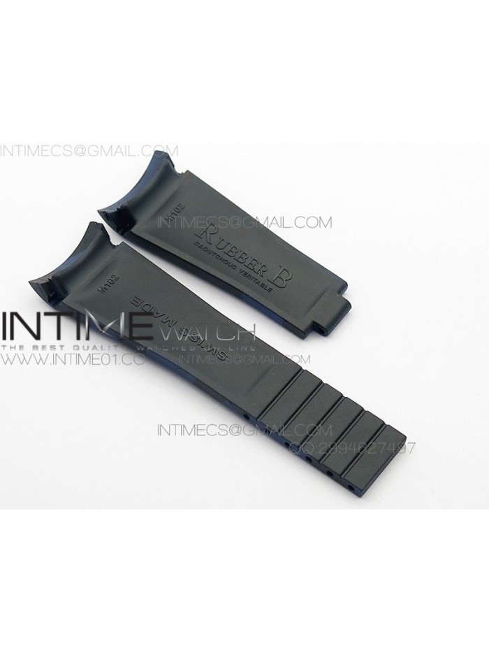 Camouflage RubberB Blue Strap for deployant buckle Rolex Submariner, GMT Master II, Yacht-Master