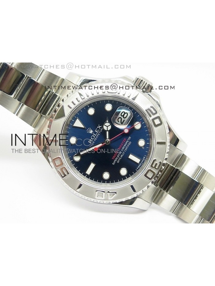 Yacht-Master 116622 JF V2 1:1 Best Edition Blue Dial on SS Bracelet SA3135