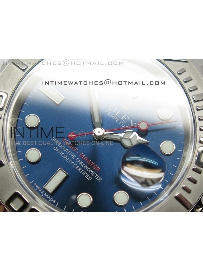 Yacht-Master 116622 JF V2 1:1 Best Edition Blue Dial on SS Bracelet SA3135