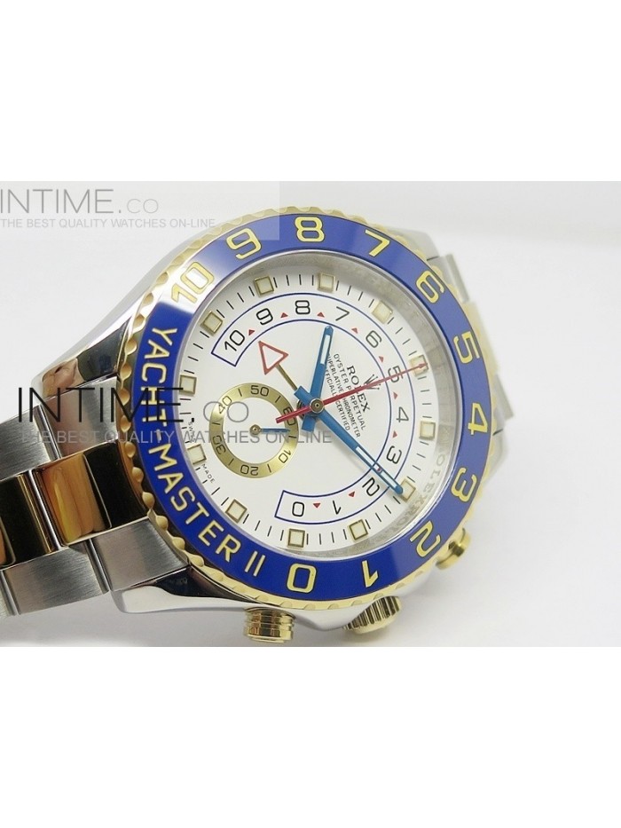 2014 YachtMaster II SS/YG White Dial on SS/YG Bracelet A7750