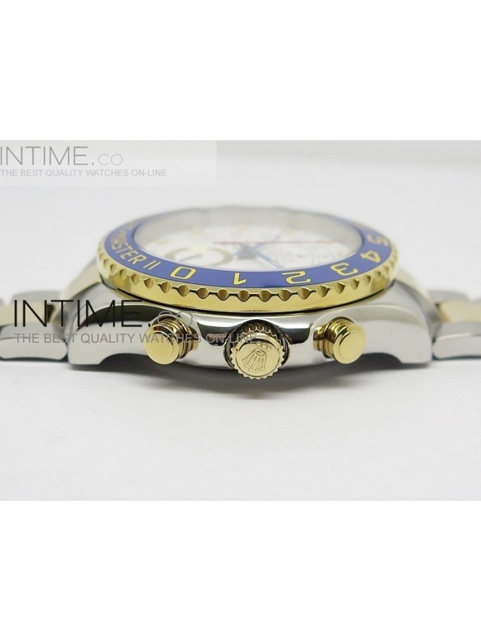 2014 YachtMaster II SS/YG White Dial on SS/YG Bracelet A7750