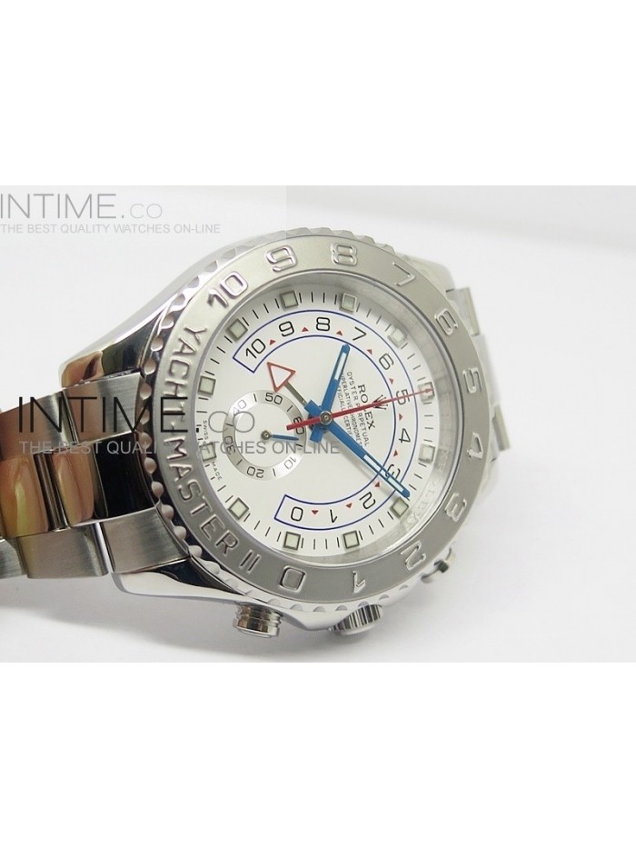 2014 YachtMaster II SS White Dial on Bracelet A7750