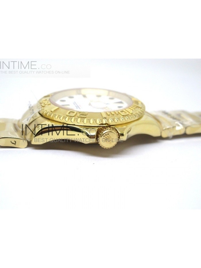 YachtMaster Full Gold White Dial - Swiss ETA 2836