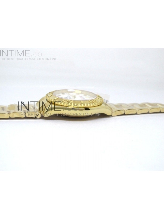 YachtMaster Full Gold White Dial - Swiss ETA 2836