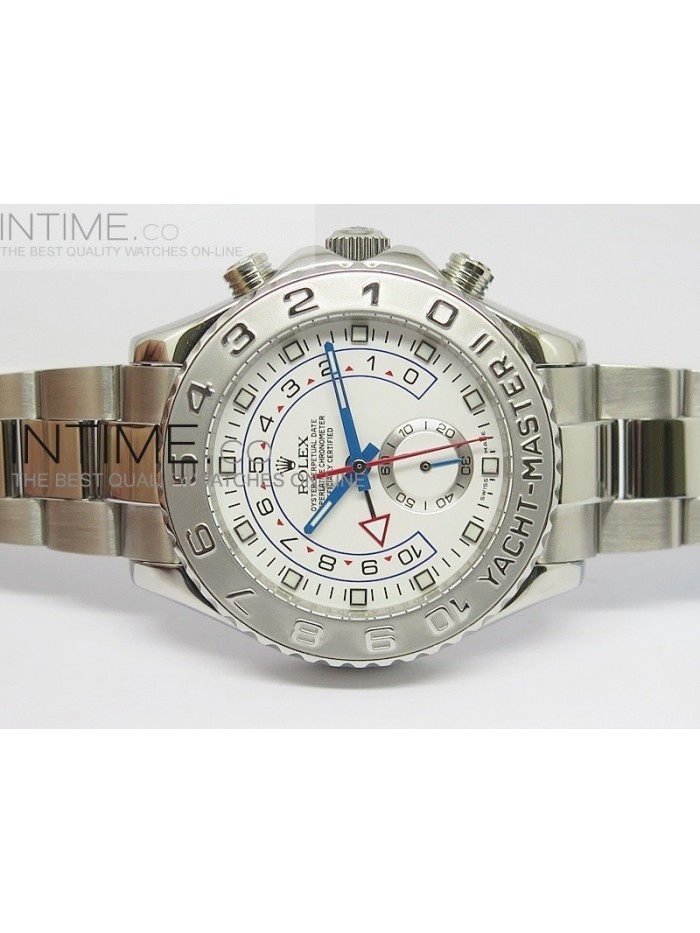 2014 YachtMaster II SS White Dial on Bracelet A2813
