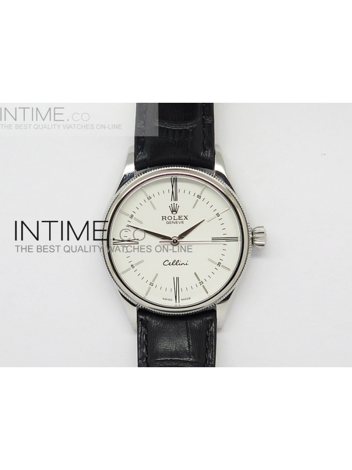 Cellini 50509 BP Maker SS White Dial on Brown Leather Strap A2824