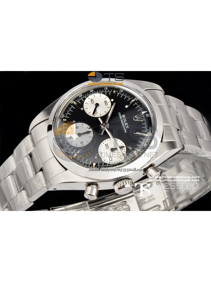 RO8021 -  Vintage Chrono Black/White Dial SS/SS - Asian 7750