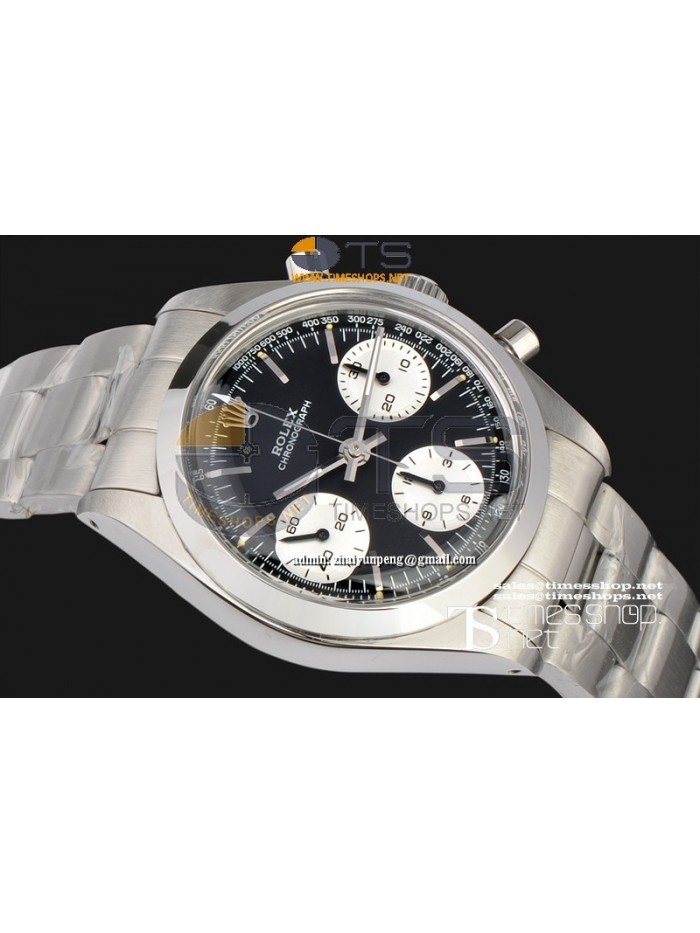 RO8021 -  Vintage Chrono Black/White Dial SS/SS - Asian 7750