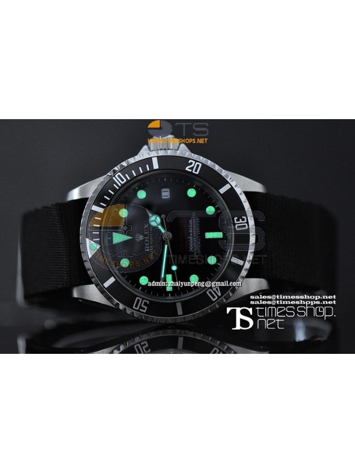 RO7520-  Vintage Sea-Dweeler Black Dial SS/NY