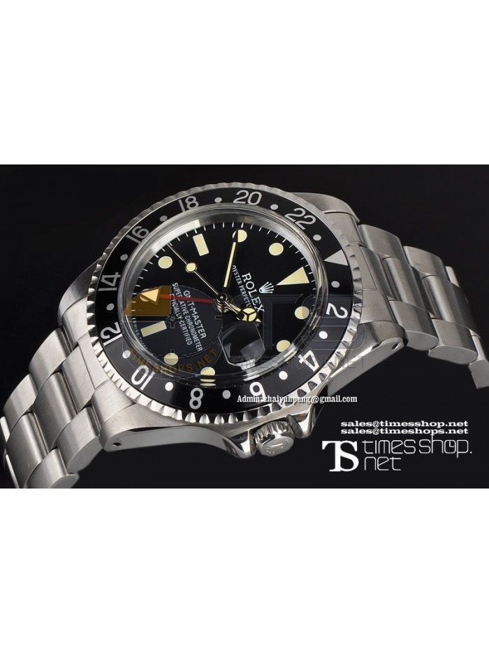 RO5350 -  Vintage GMT Black Dial SS/SS