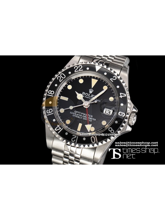 RO4560 -  Vintage GMT-Master Black Dial SS/SS