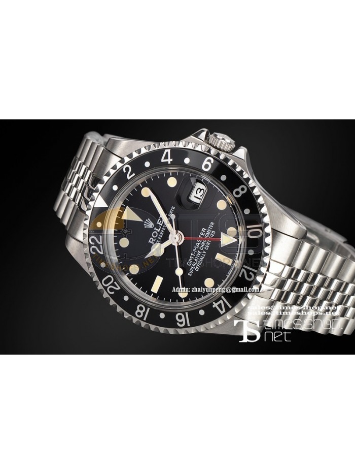 RO4560 -  Vintage GMT-Master Black Dial SS/SS