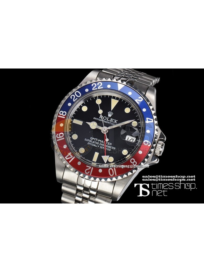 RO4580 - Vintage GMT-Master Black Dial SS/SS