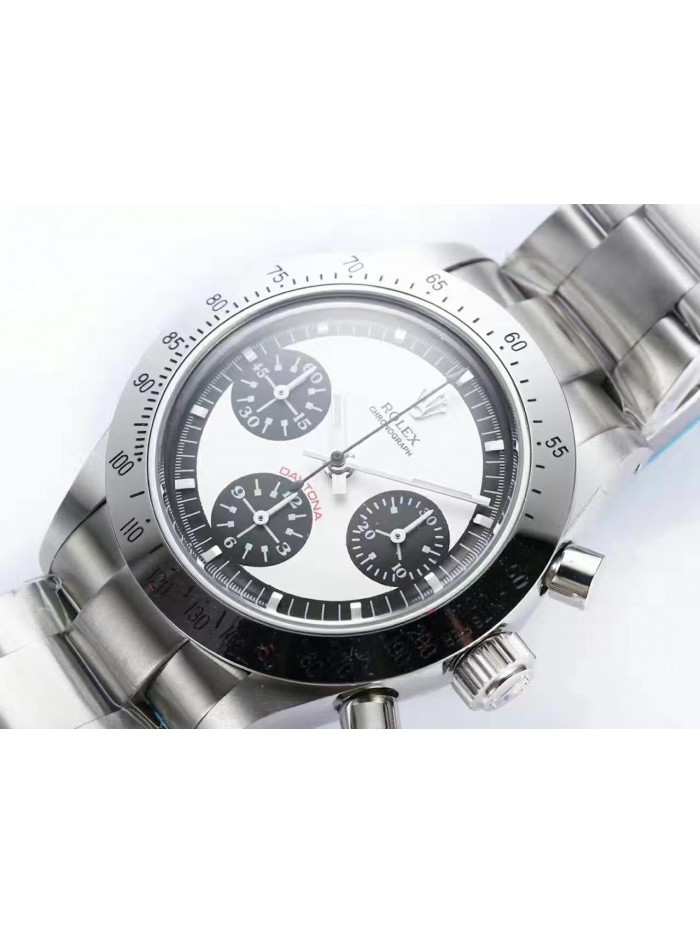 RO21333 - Vintage Daytona White Dial SS Bracelet A7750