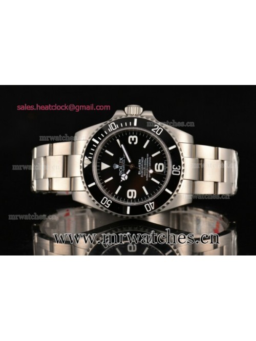 Rolex Blaken Submariner Steel Mens Watch - 116611
