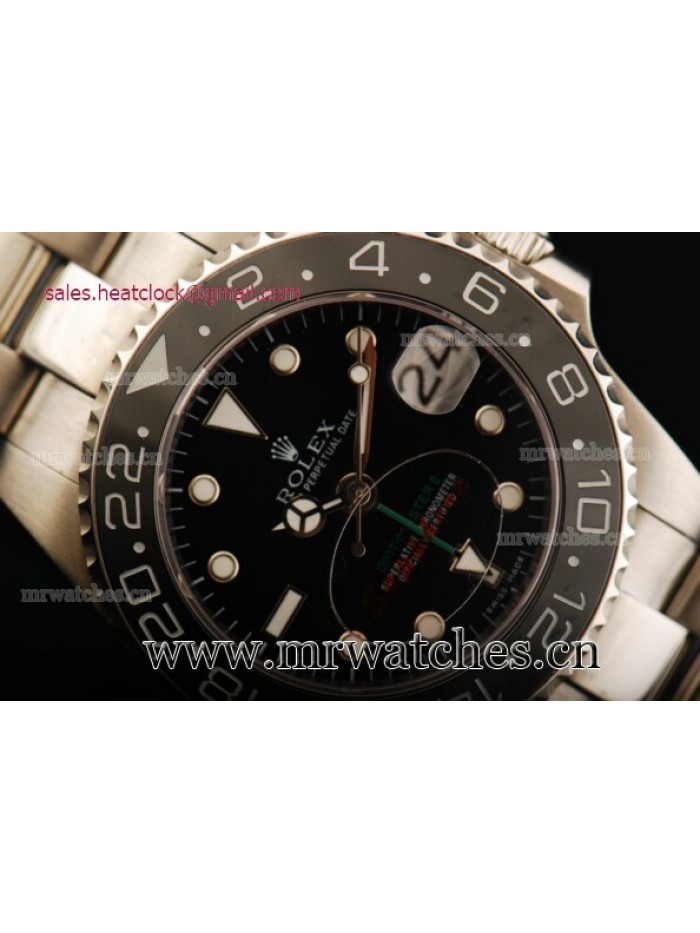 Rolex GMT-Master II Full Steel Mens Watch - 116710SU