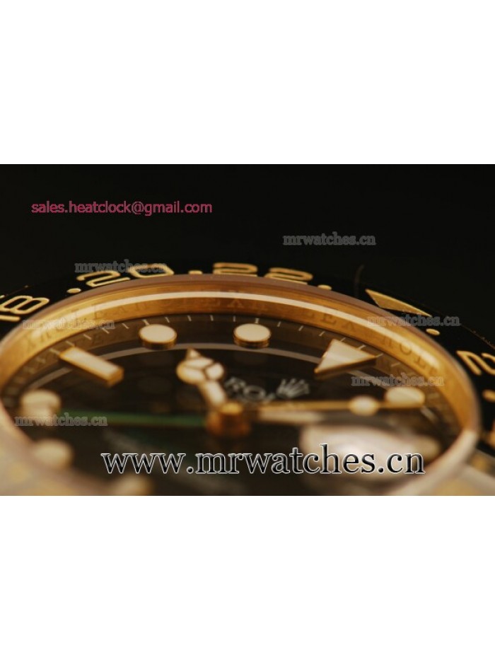 Rolex GMT-Master II Yellow Gold Mens Watch - 167130G