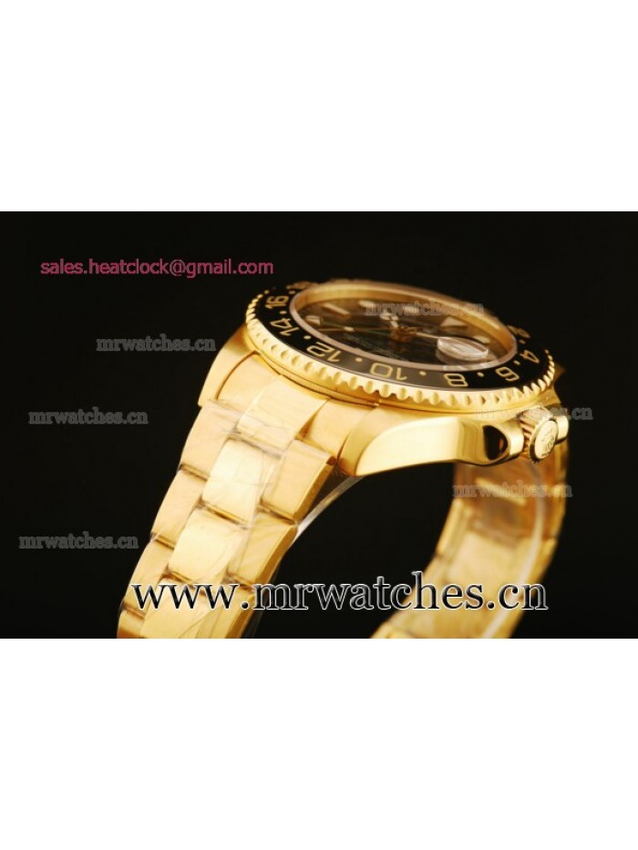 Rolex GMT-Master II Yellow Gold Mens Watch - 167130G