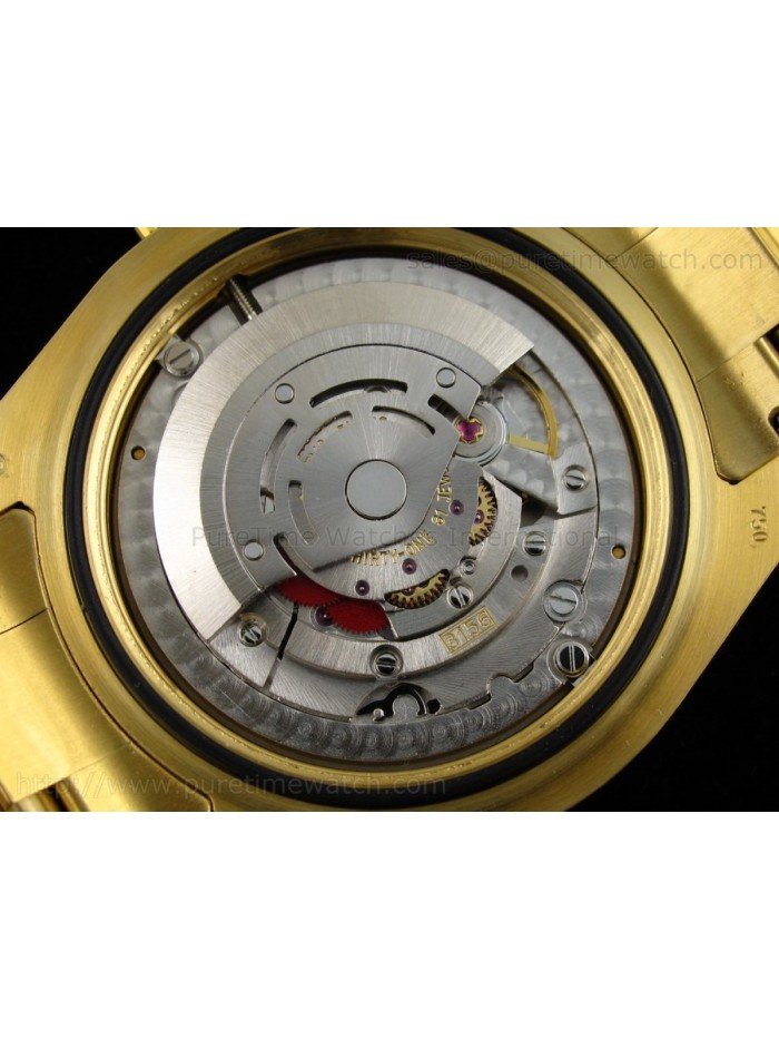 Day-Date II Yellow Gold Black Numeral Dial A3156 Best Edition