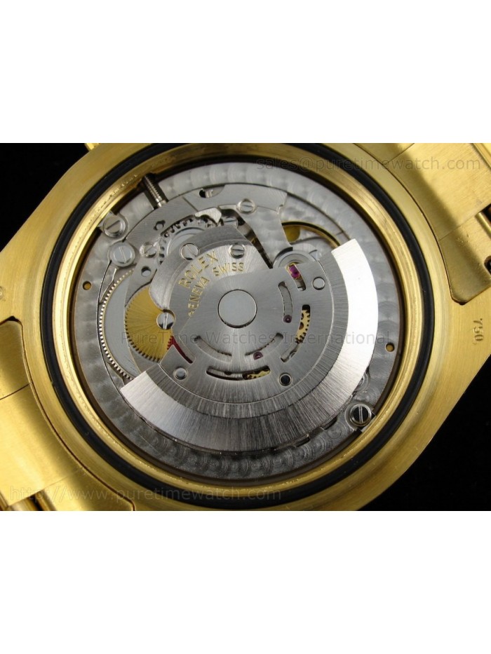 Day-Date II Yellow Gold Black Numeral Dial A3156 Best Edition