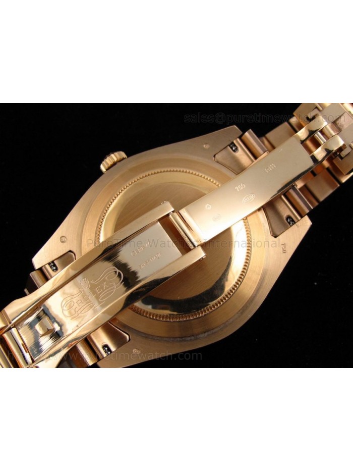 Day-Date II Everose Gold Silver Dial A3156 Best Edition