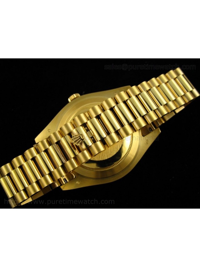 Day-Date II Yellow Gold Gold Diamond Dial A3156 Best Edition